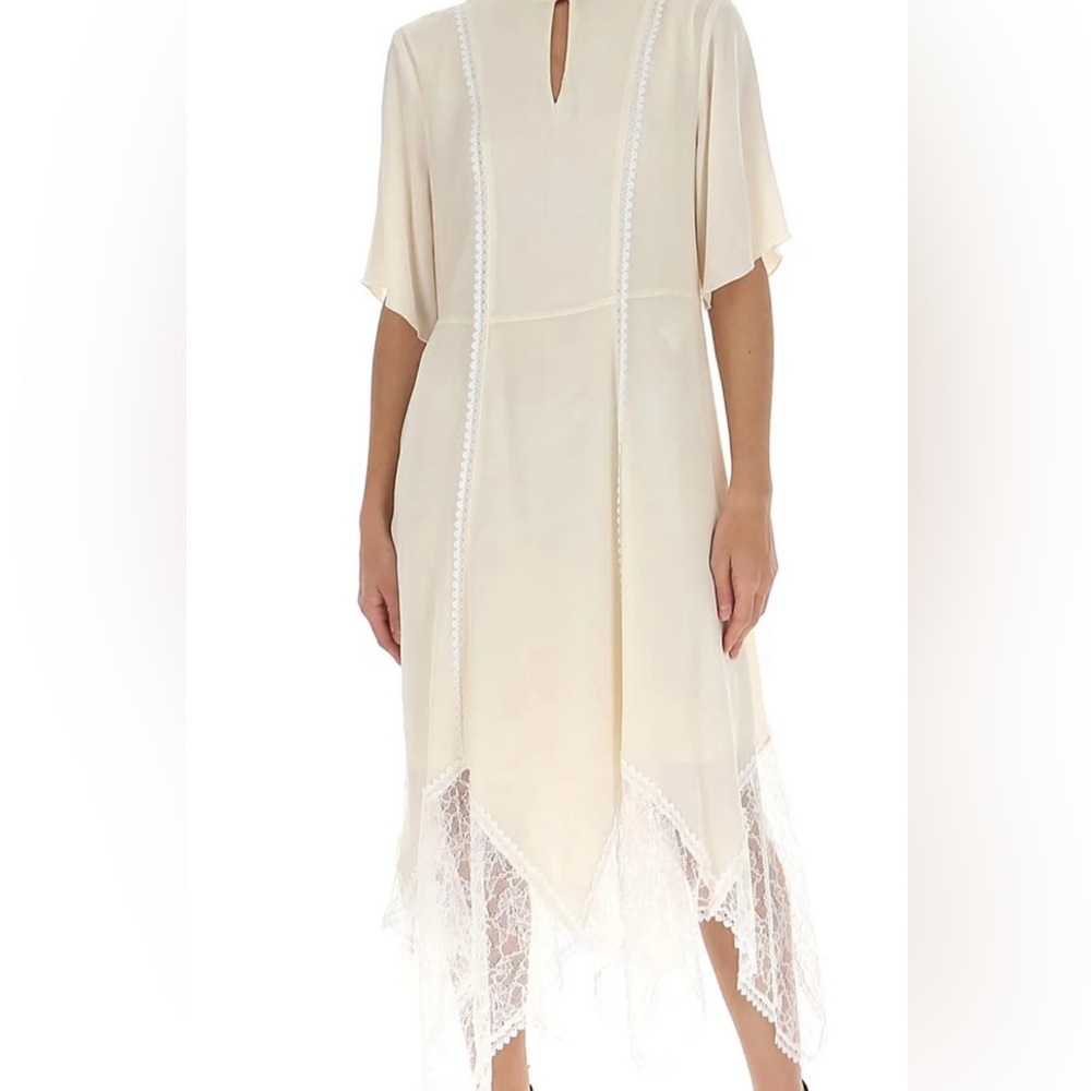 Brand New See By Chloe Lace Crepe Dress Size 10